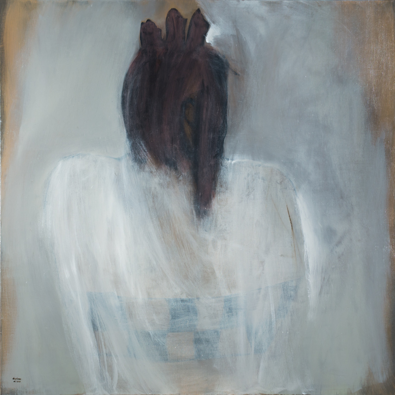 where she was, huile sur toile