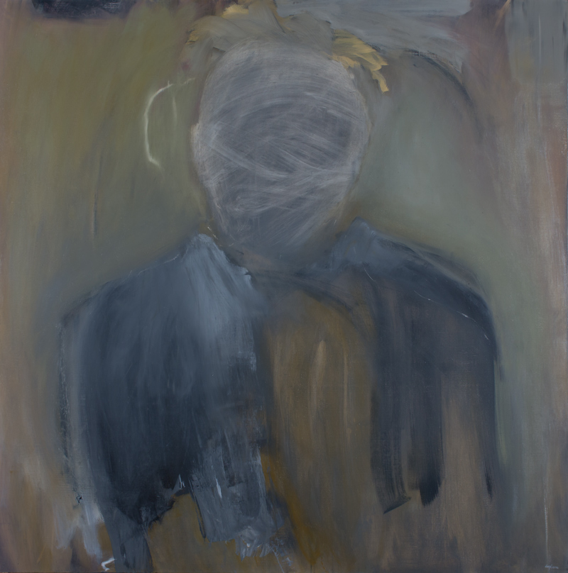previously, huile sur toile