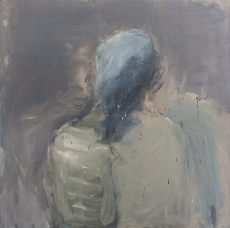 entre-temps, huile sur toile