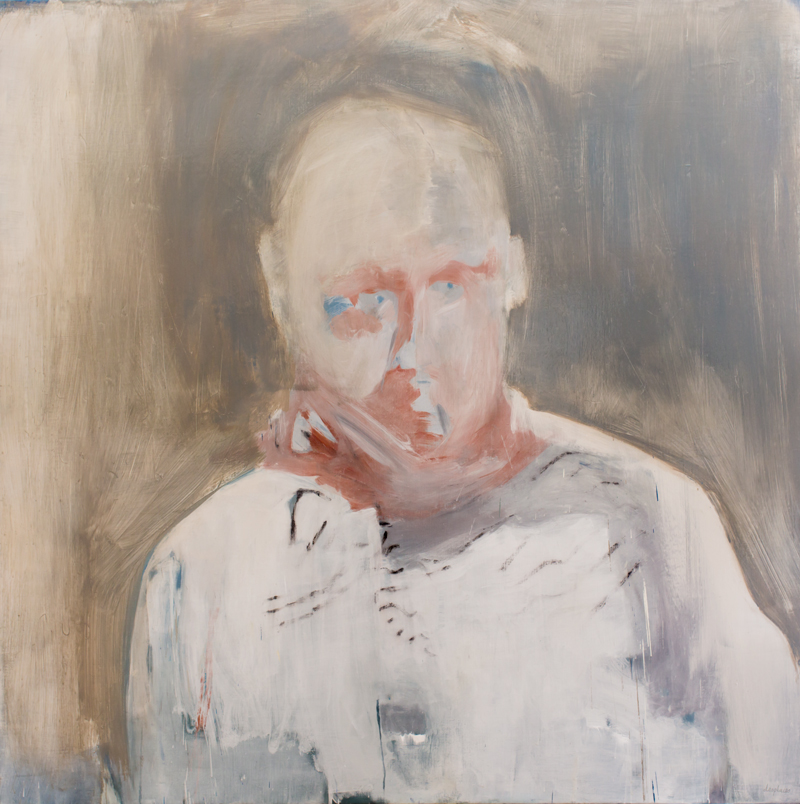 white coat, huile sur toile