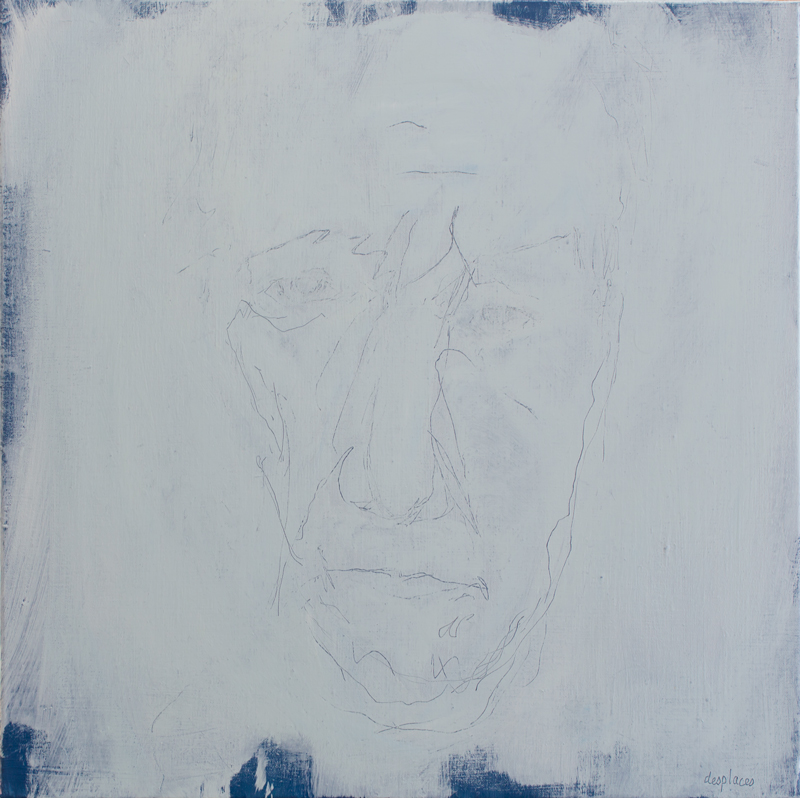 celui qui, huile sur toile