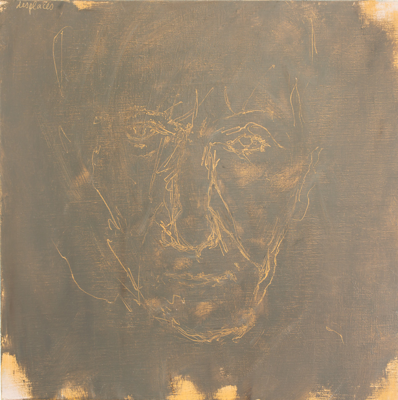 in Plato's cave, huile sur toile