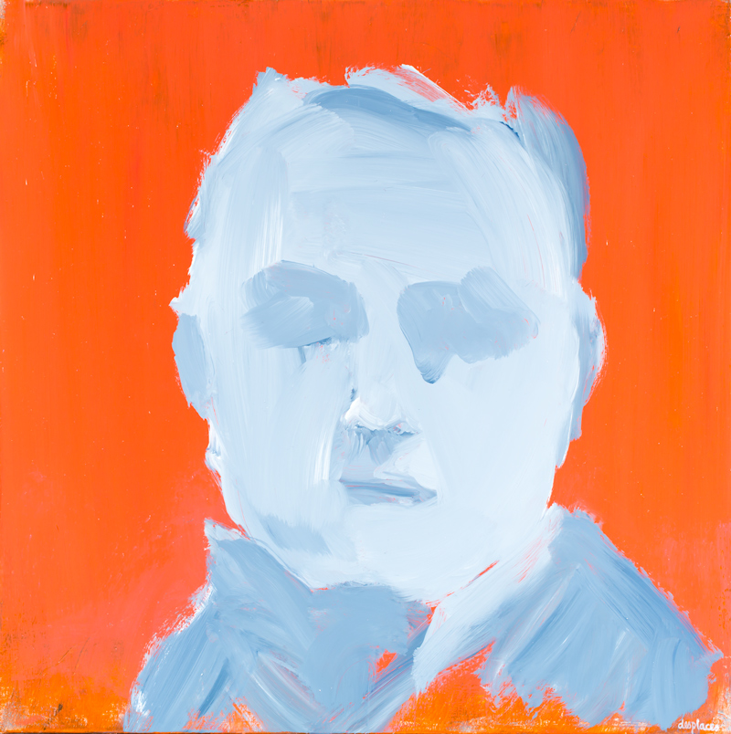 somewhere, huile sur toile