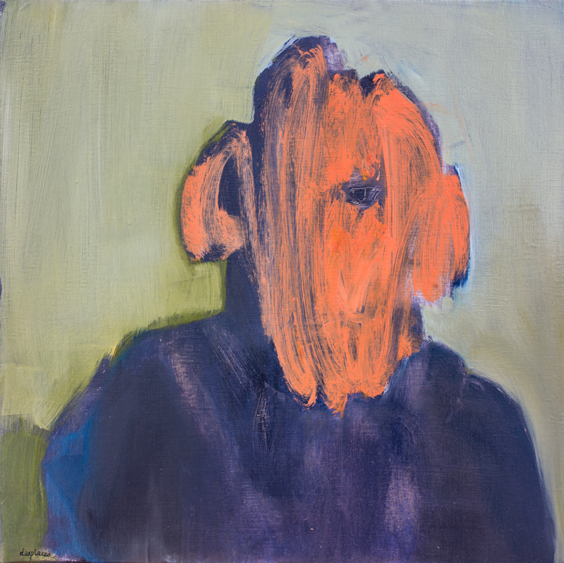 entrevoir, huile sur toile