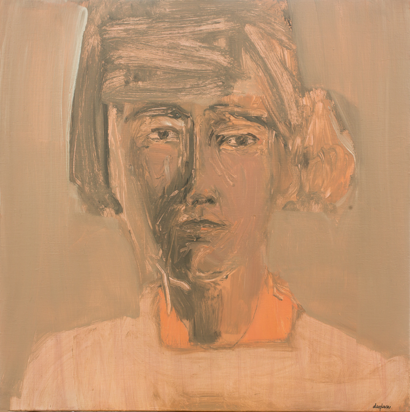 Charlotte, huile sur toile